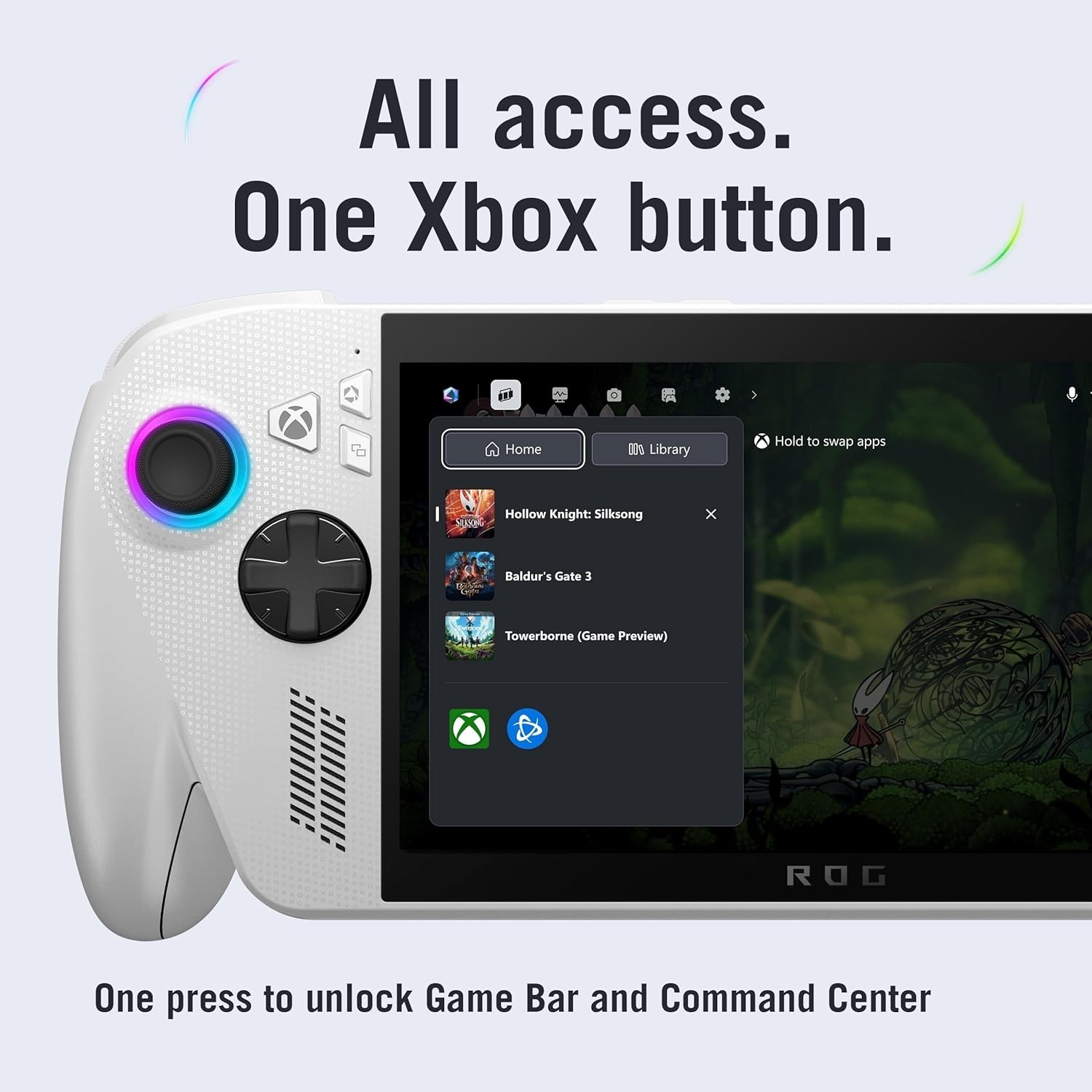 ASUS ROG Xbox Ally Gaming Handheld RC73YA-XB_ALLY.Z2A.16 Ryzen Z2 A 16GB 512GB