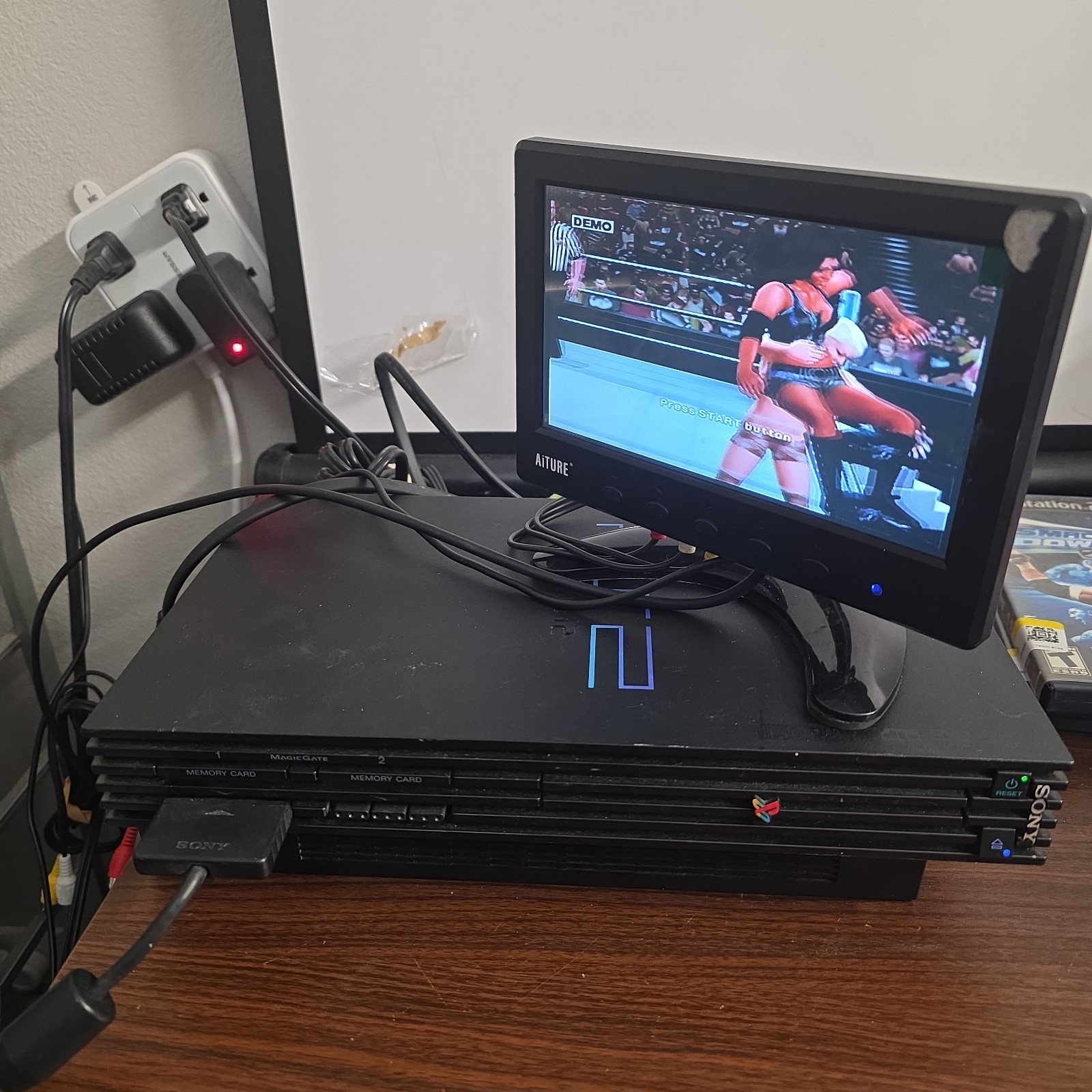 Sony PlayStation 2 PS2 Fat Console SCPH-30001 Tested & Working *console Only