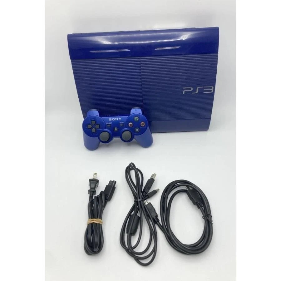 PlayStation3 Azurite Blue CECH4000B 250GB Console PS3 W/Controller, Cables