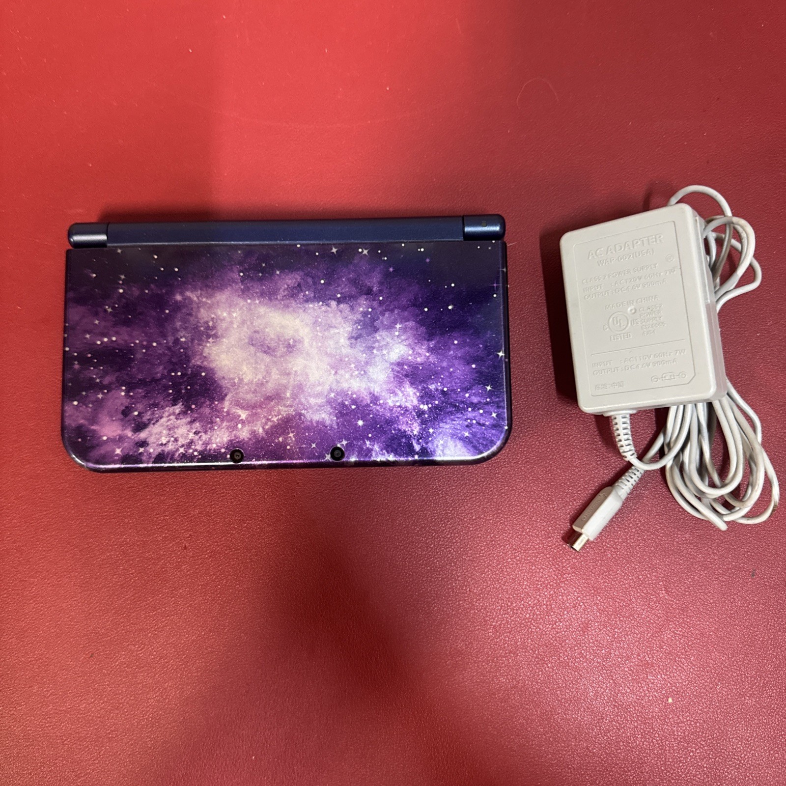 Nintendo 3DS XL Galaxy Edition, Original Charger and No Stylus Working R