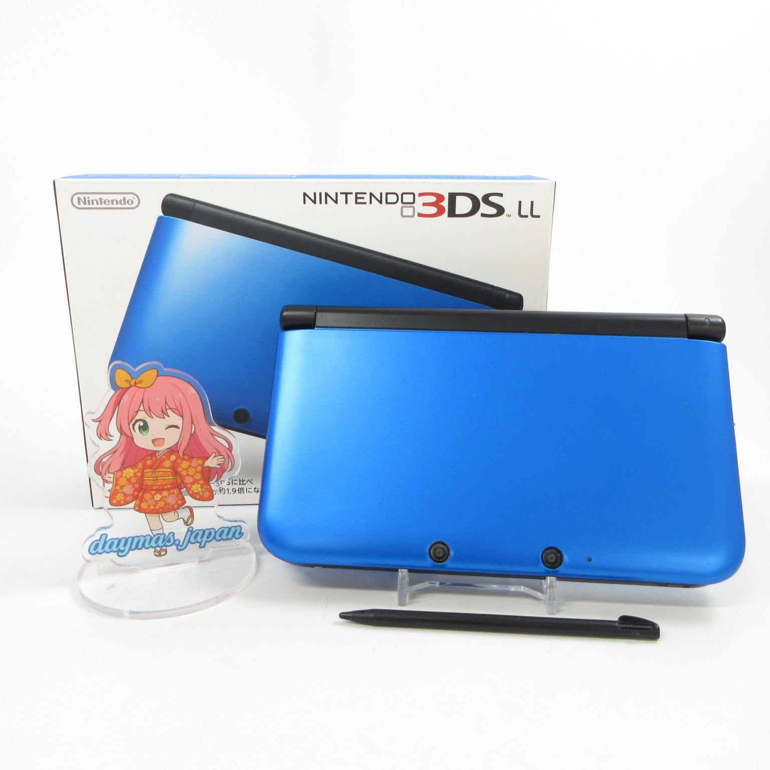 【Excellent】Nintendo 3DS LL XL Blue x Black Console Japanese Edition #DEN2/0524/0