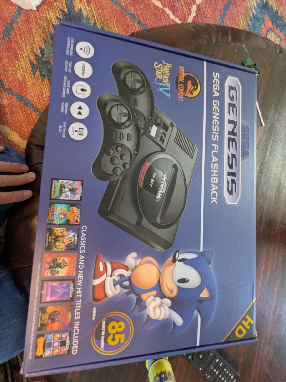 Sega Genesis Flashback HD Complete In Box, Controllers & 85 Built-in Games Mint