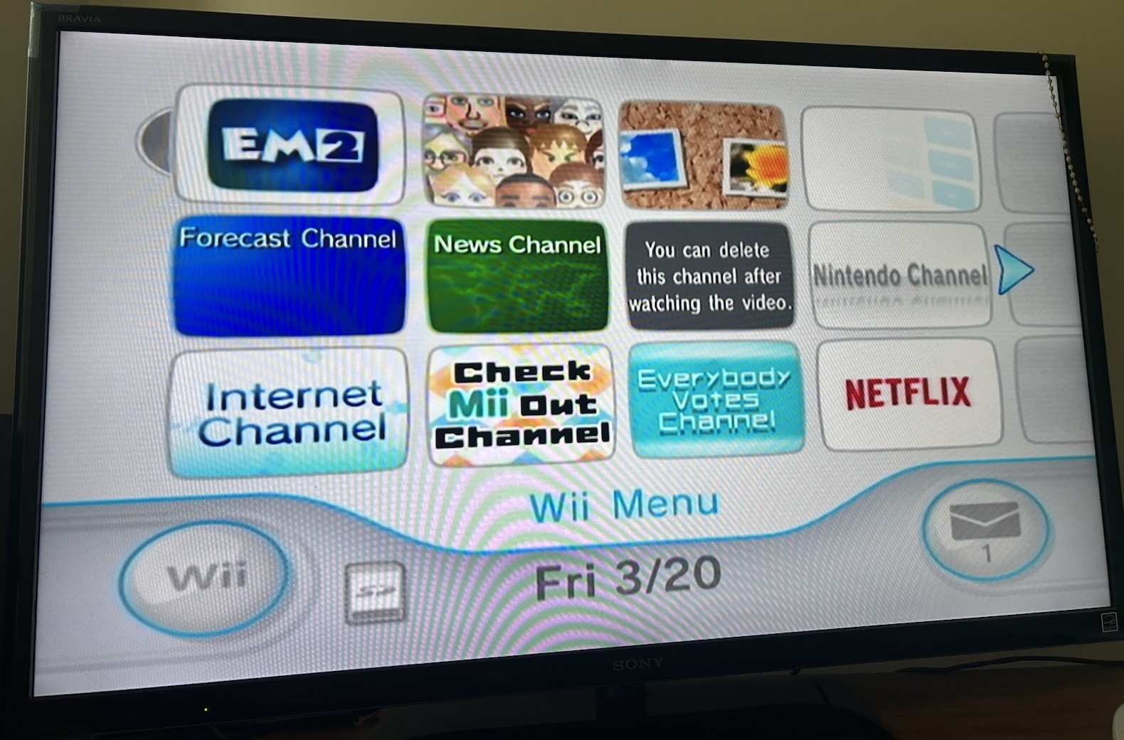 Nintendo Wii Replacement Console Only Black RVL-101 (USA) Tested Working