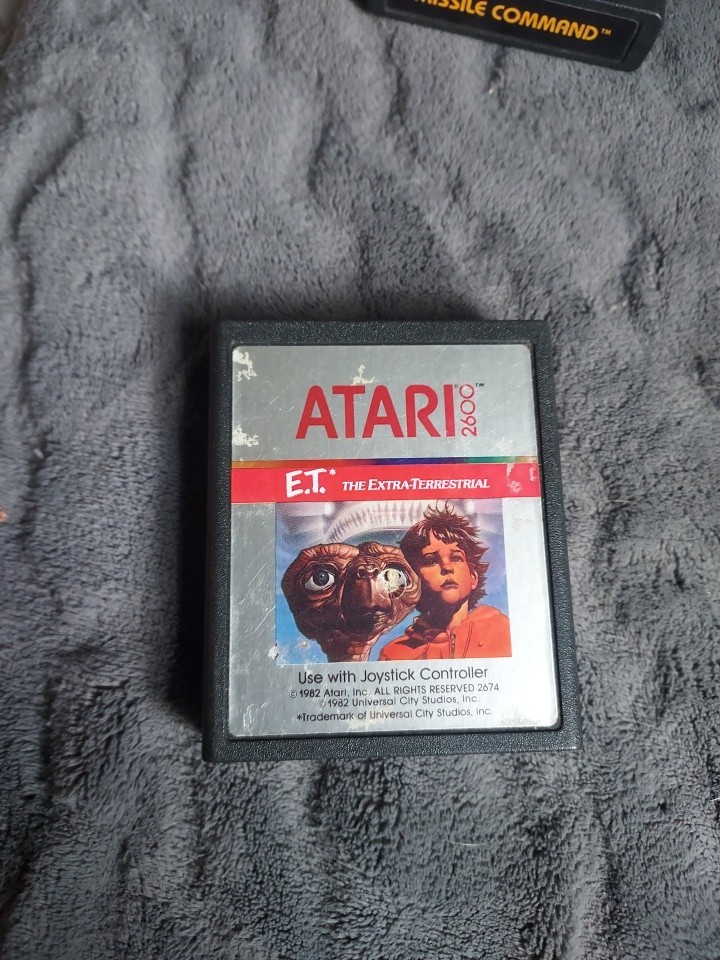 Atari CX-2600 Console Bundle WIth Controllers, Games, Manuals, Untested