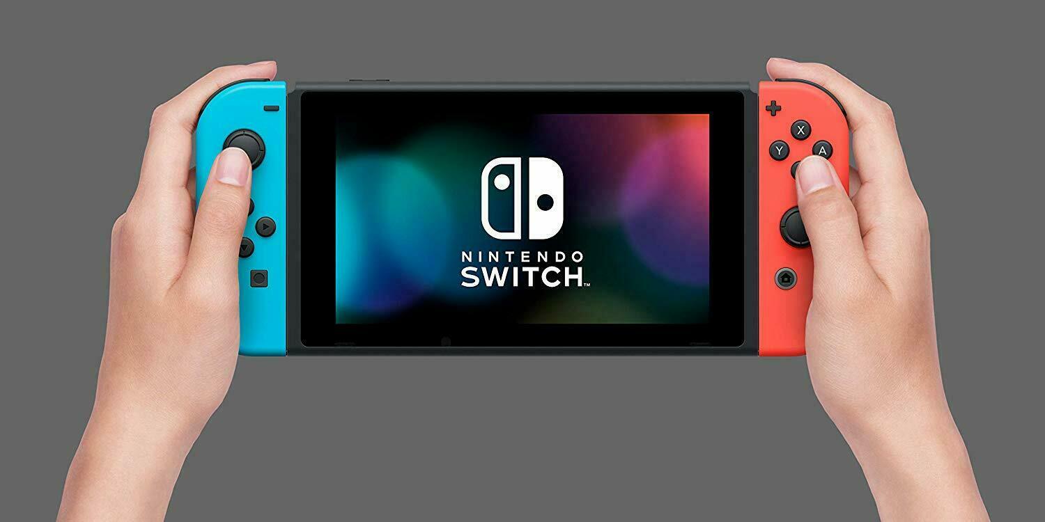Nintendo Switch Console V2 Neon Blue + Red Joy-Cons 32GB 2Day Ship ✈️ + 1 Yr War