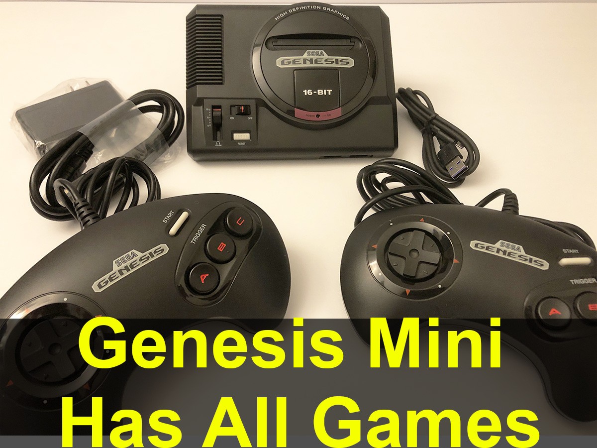 Sega Genesis Mini System 🔥ALL GENESIS GAMES 🔥 – Authentic