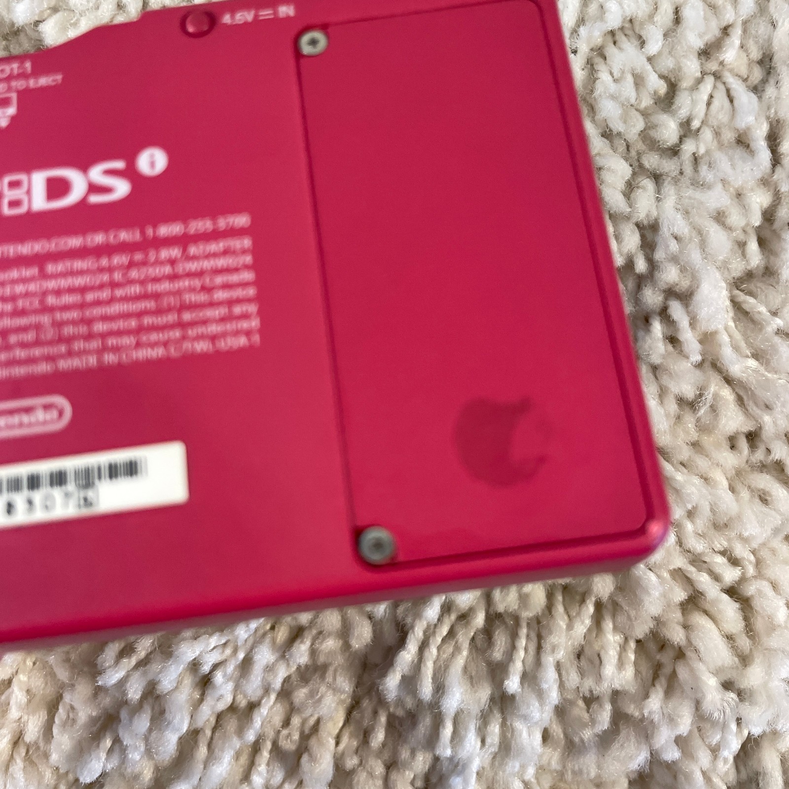 Nintendo DSi Hot Pink Handheld Console System TWL-001 Tested