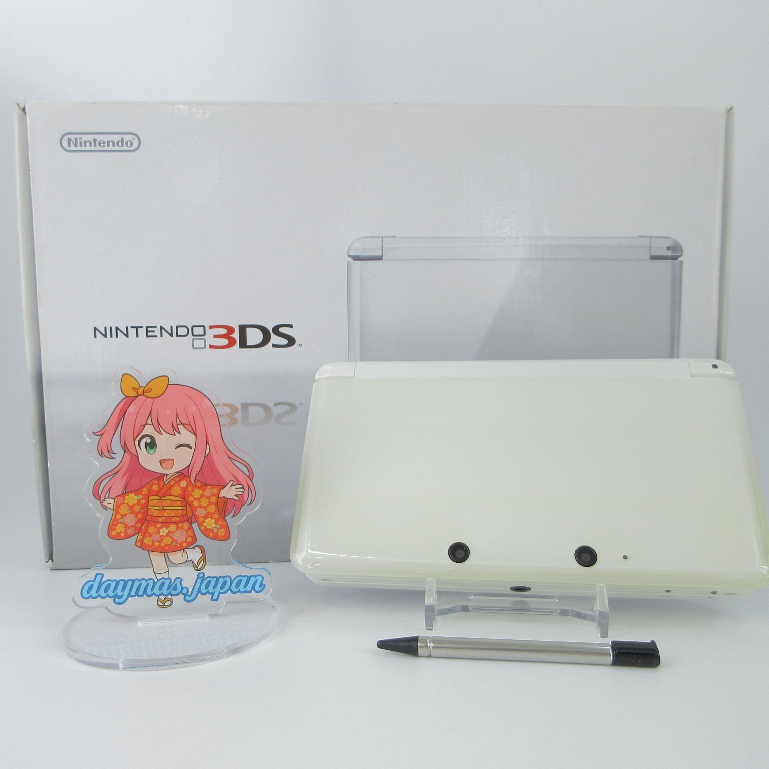 【Excellent】Nintendo 3DS Ice White Console Japanese Edition #DEN1117/05