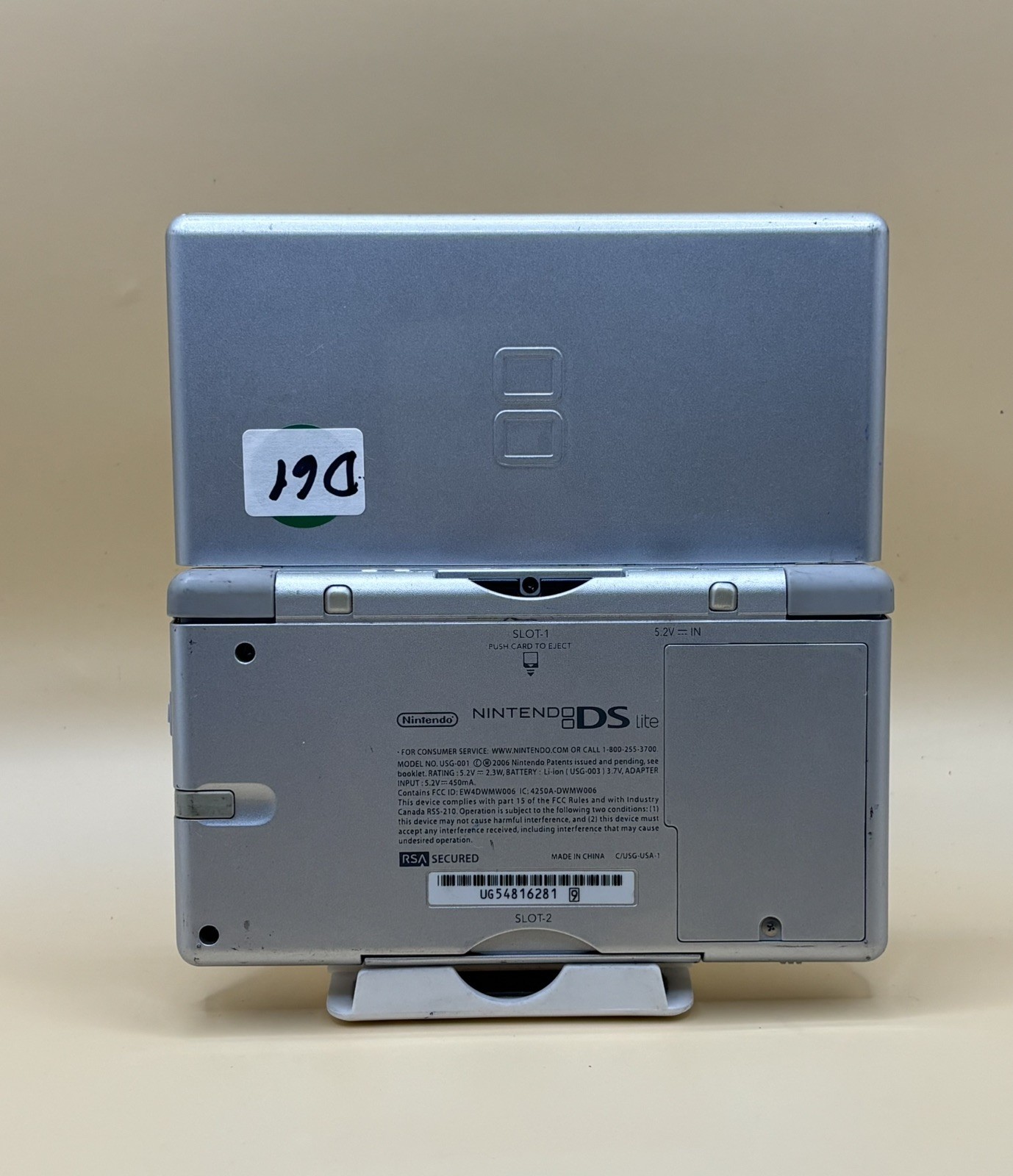 Nintendo DS Lite – Silver (D61) READ DESCRIPTION