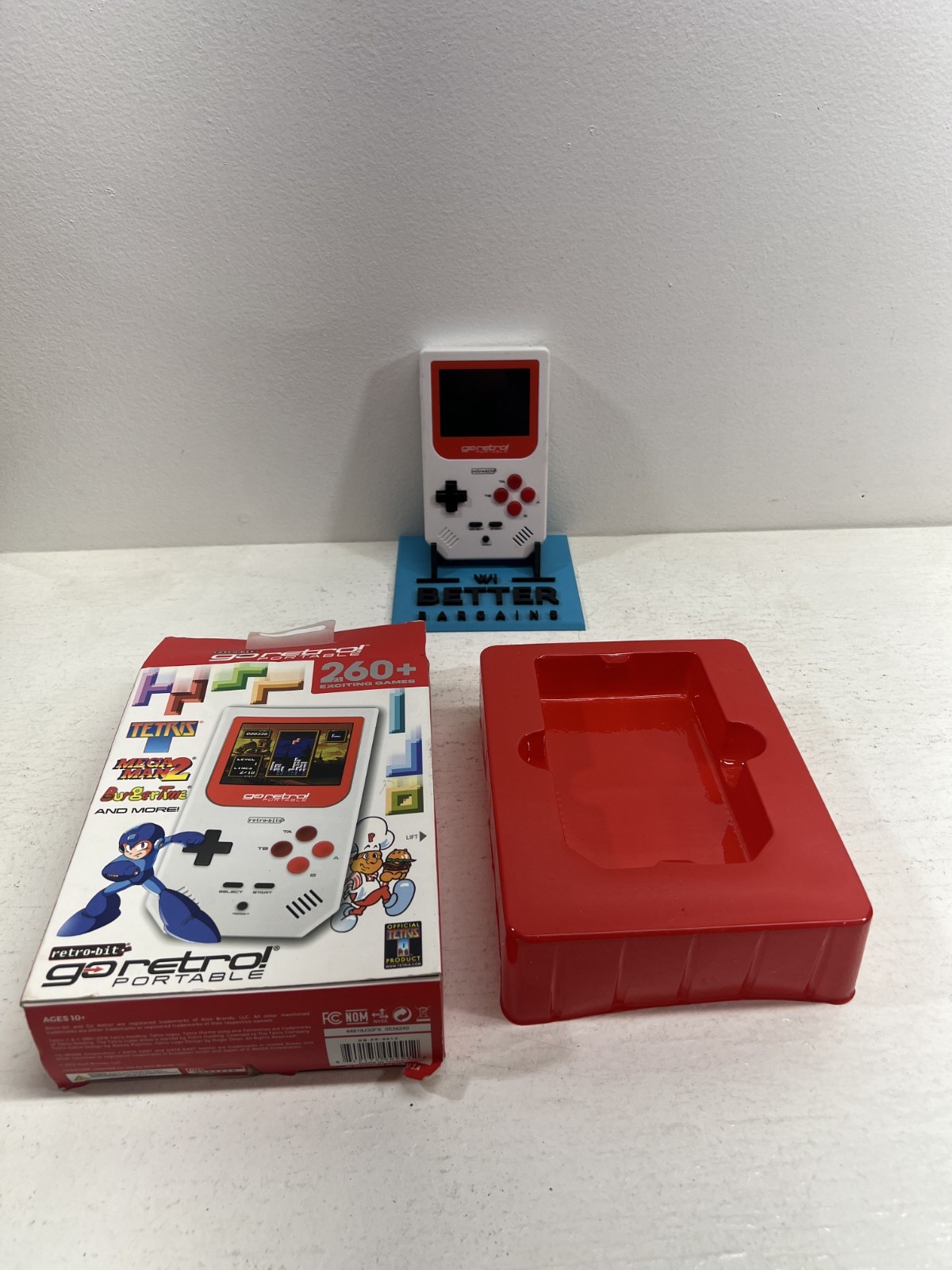 Retro-Bit Go Retro Portable Handheld Game System 260+ Games 2 W/ BOX! *Tested*