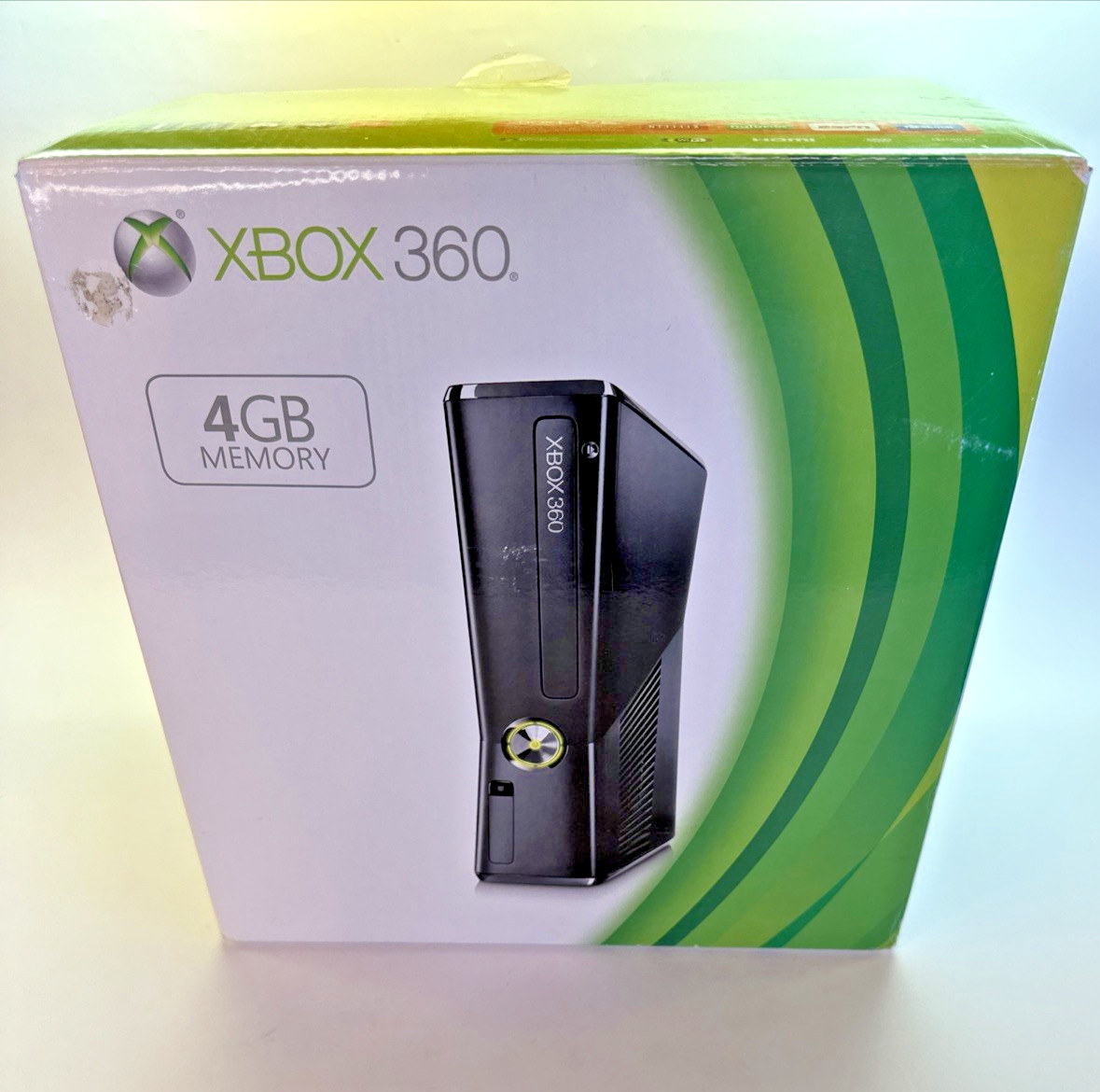 Xbox 360 S Slim 4GB Console Complete in Original Box CIB Tested w Controller