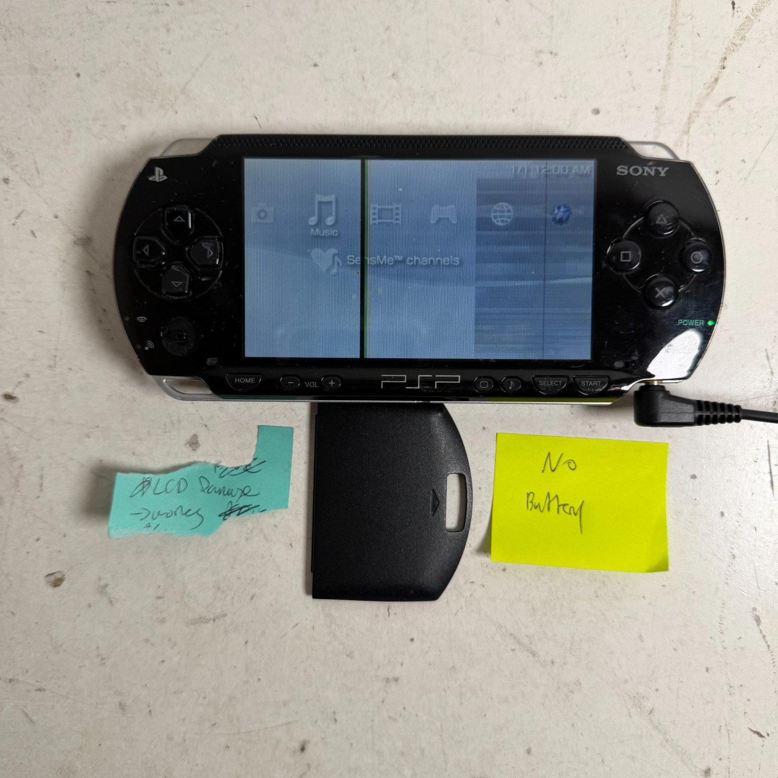 Sony PlayStation PSP-1001 Black 4.3″ Screen Portable Compact Video Game Console