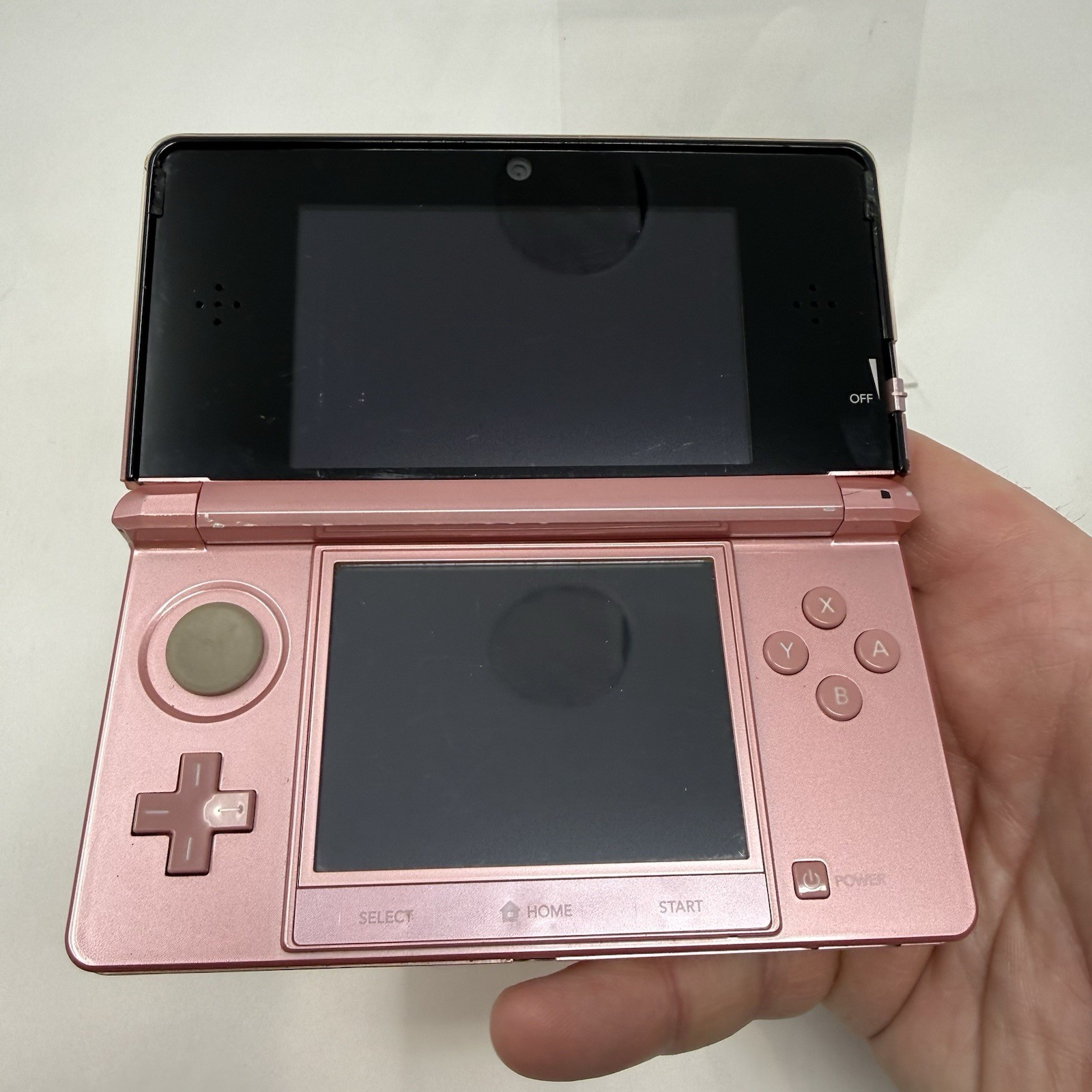 Nintendo 3DS Misty Pink Handheld Console Tested & Working READ DESCRIPTION