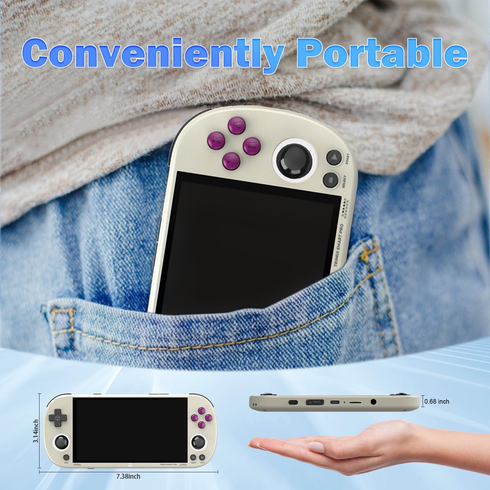 Trimui Smart Handheld Gaming Console Video Gaming Console Trimui Smart Portab…