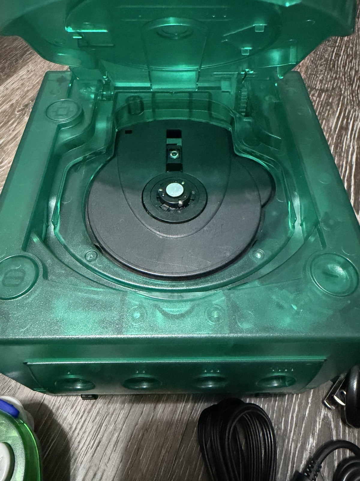 🔥 Nintendo GameCube – Translucent Emerald Green , Recapped, Bundle ‼️