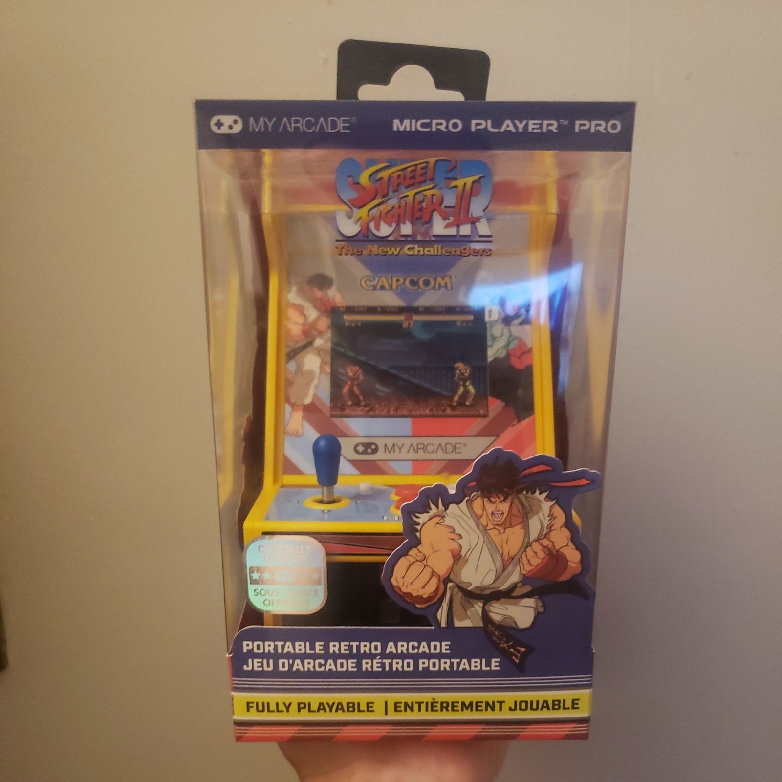 New My Arcade Super Street Fighter II Micro Player Pro 6.75″ Mini Arcade Game