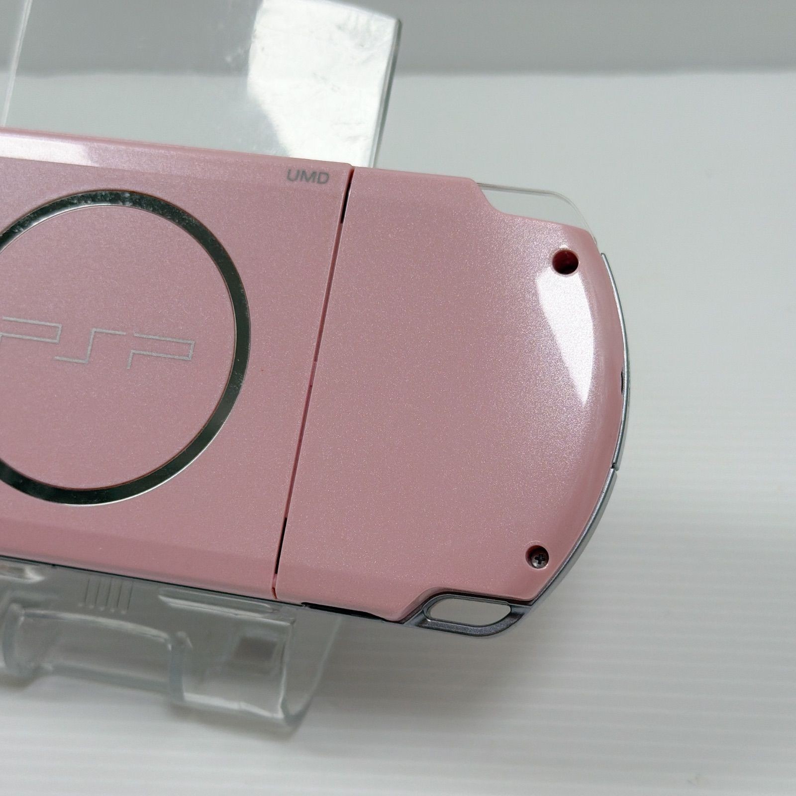 Sony PSP 3000 Blossom Pink Boxed Tested w/ 32MB Memory AC Adapter No Battery #03
