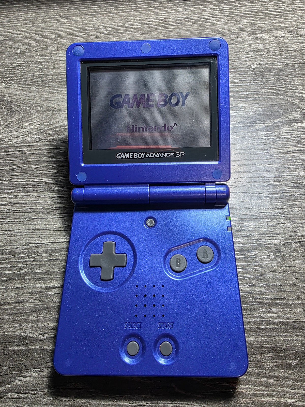 Nintendo Gameboy Advance GBA SP System Console Cobalt Blue AGS-001 W/ Charger