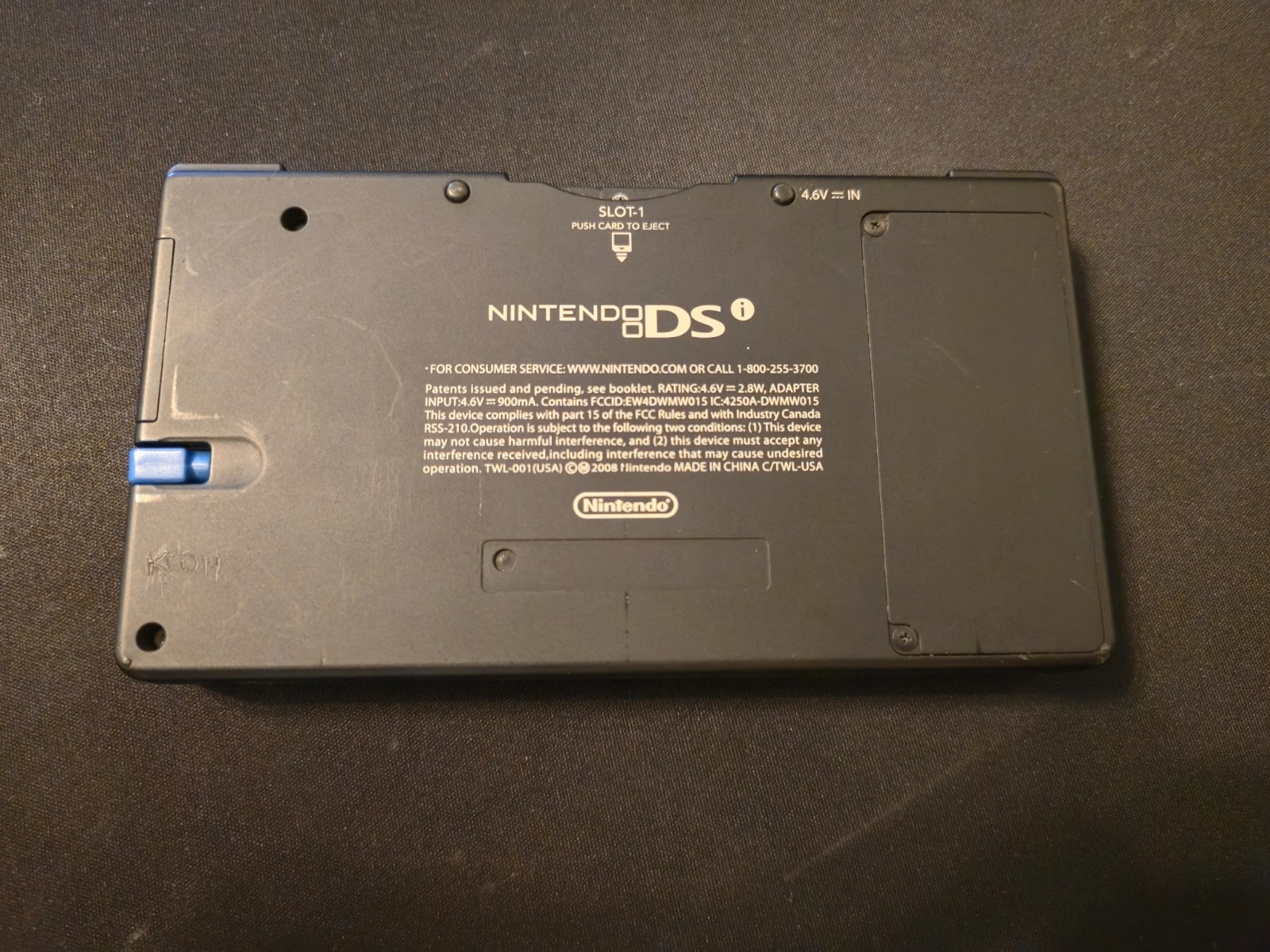 Nintendo DSi Handheld System – Matte Black (Tested/Working) Read Description!