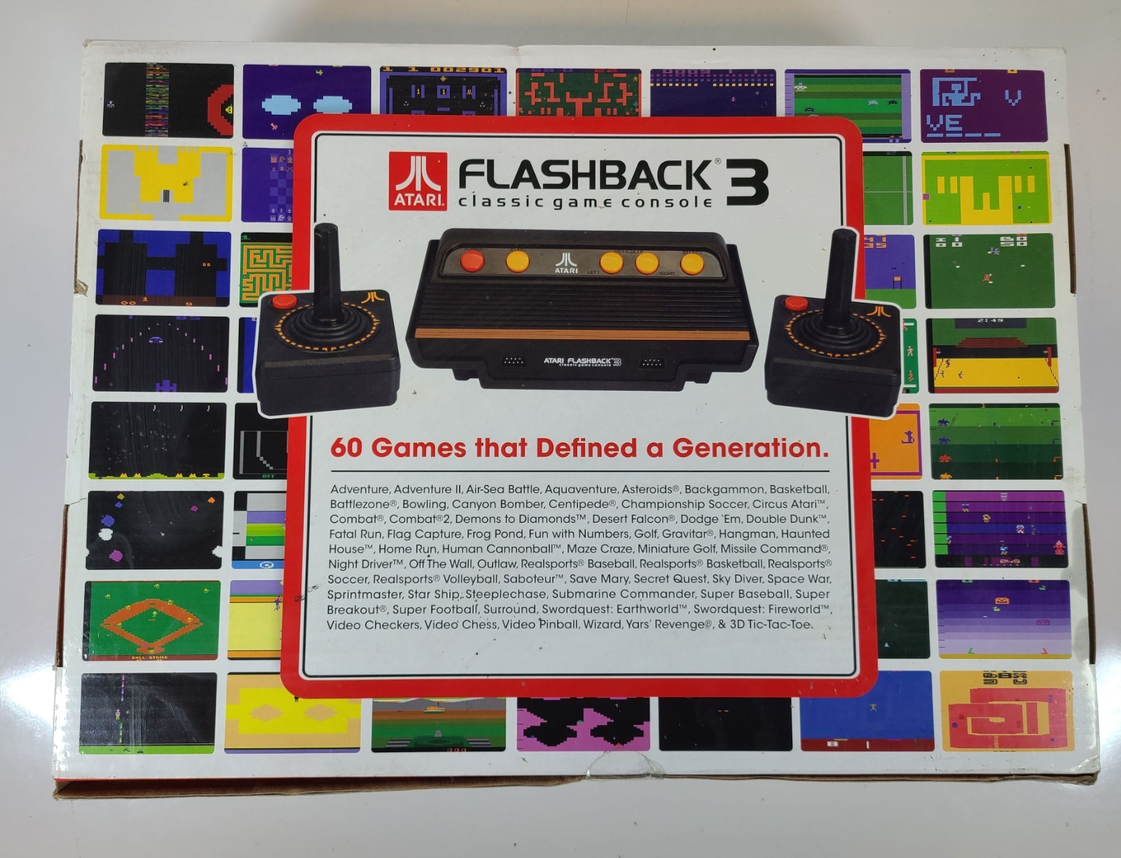 Atari Flashback 3 Classic Game Console with 60 Built-in Games AR2660 NEW