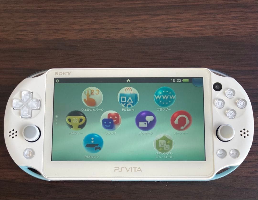PS Vita Light Blue White PCH 2000 ZA14 Console Excellent Tested