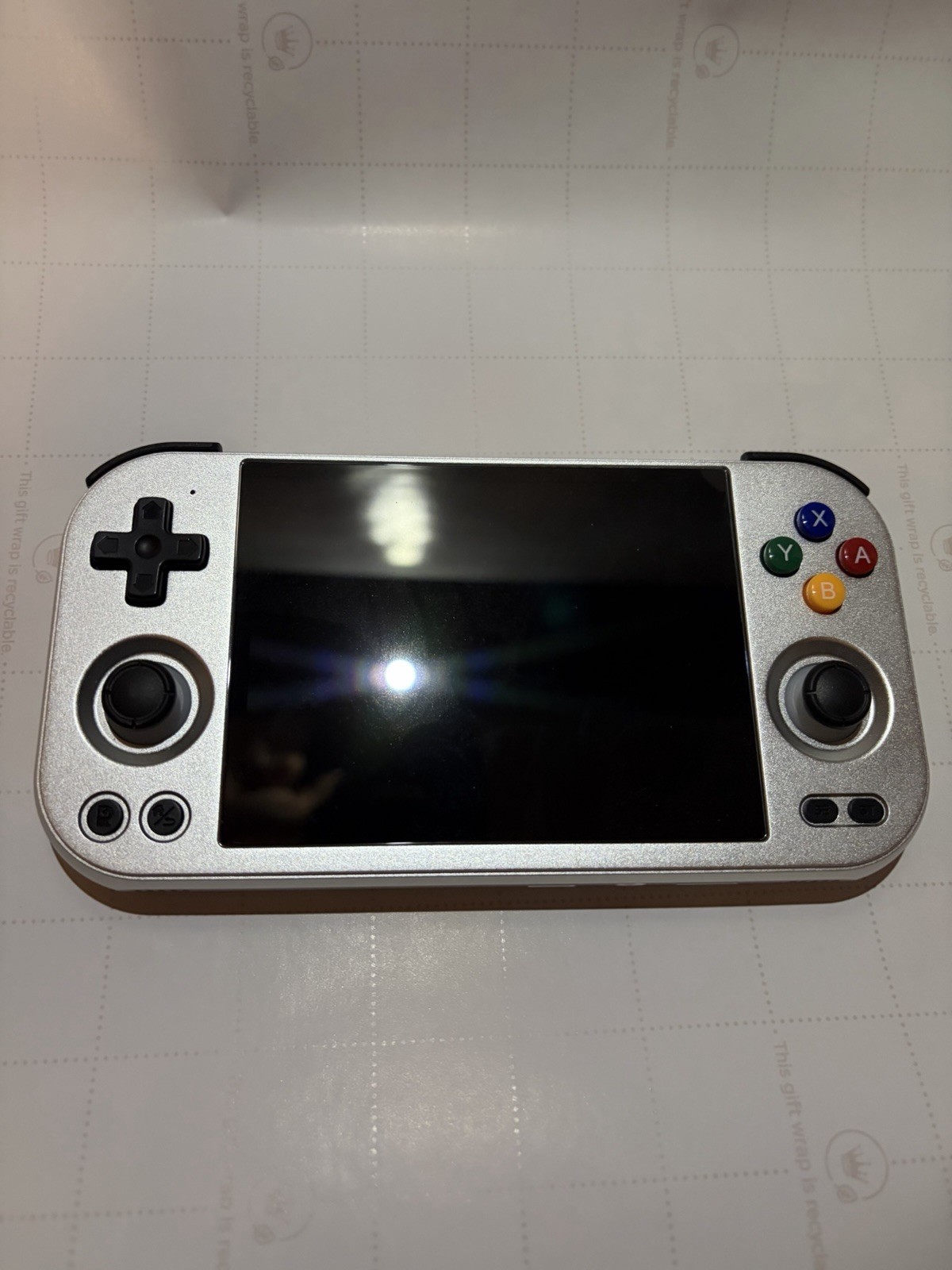 Anbernic RG 477M Silver 12GB RAM 256GB After Market Stacked Shoulder Buttons