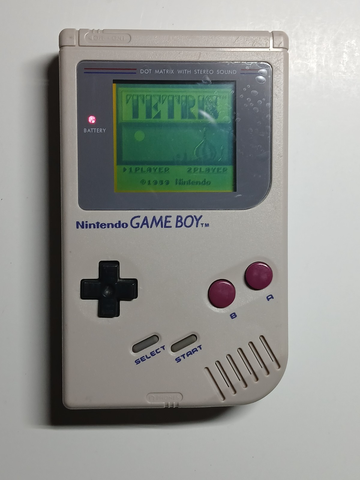 Nintendo Game Boy DMG-01 Gray original Cleaned Brand new lens slight yellowing