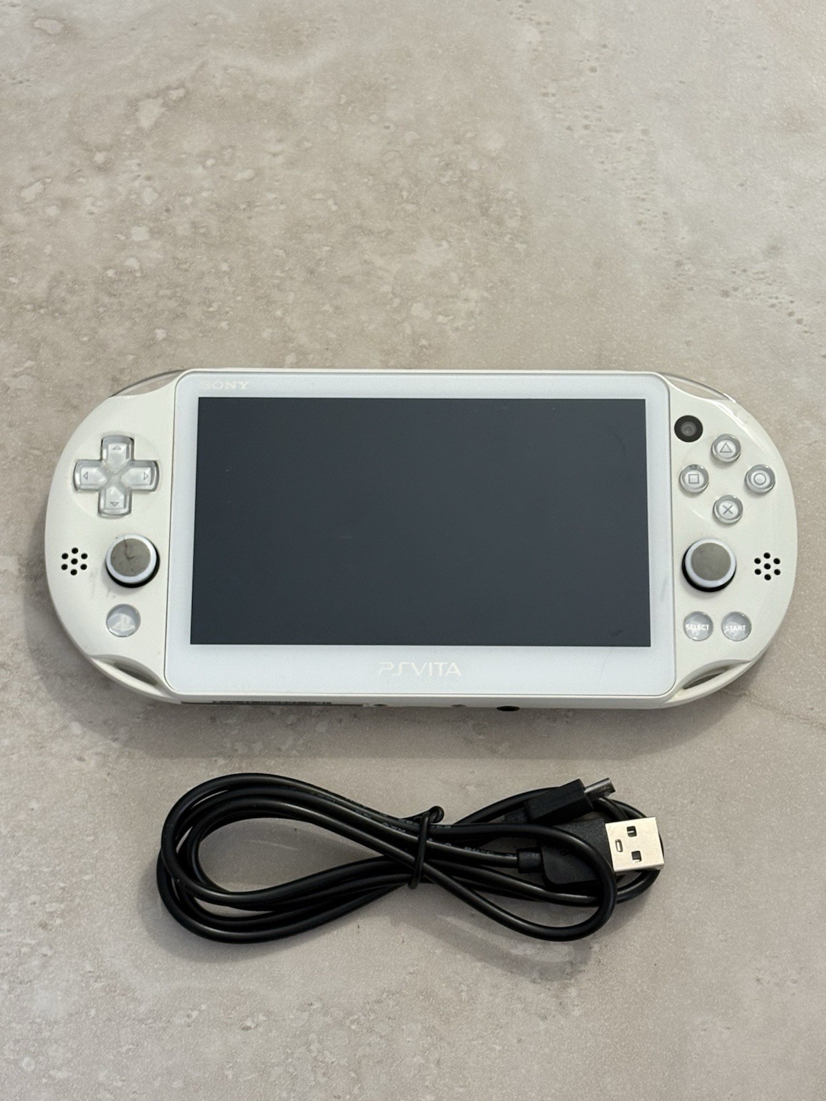 Sony PS Vita 2000 Slim PCH-2000 – White *GREAT* + Charger