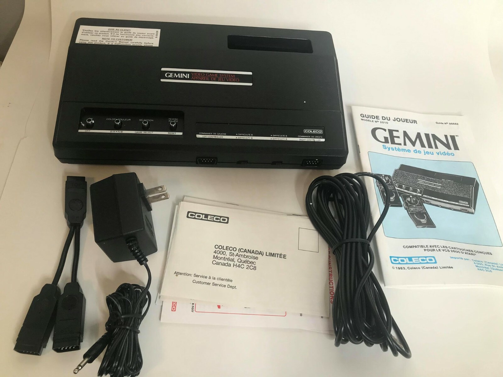 1983 COLECO GEMINI ATARI 2600 Electronic TV Computer Game System VERY RARE NEW