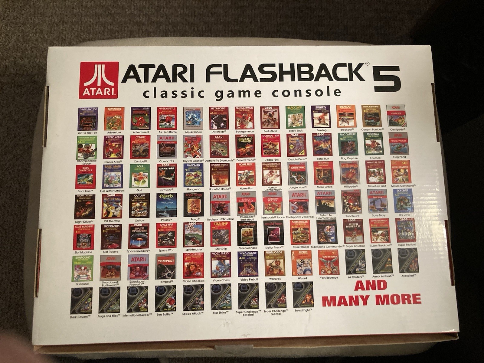 Atari Flashback 5 Classic Game Console Collector’s Edition 92 Built In Games