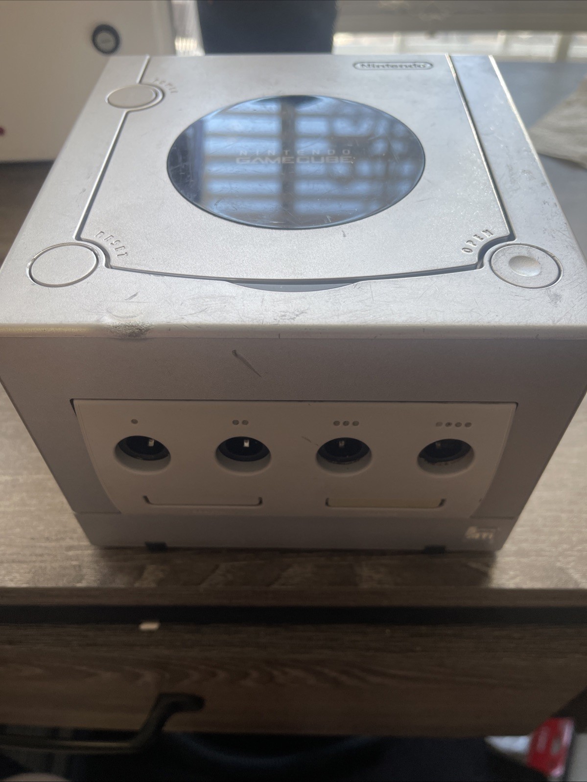 Nintendo GameCube Silver 2001 Platinum DOL-001 TESTES AND WORKING PERFECT