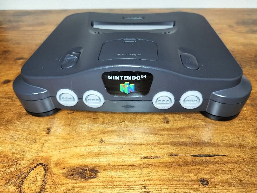 Nintendo 64 Console Set 2 Controllers 6 Games Smash Bros Cleaned Tested JP