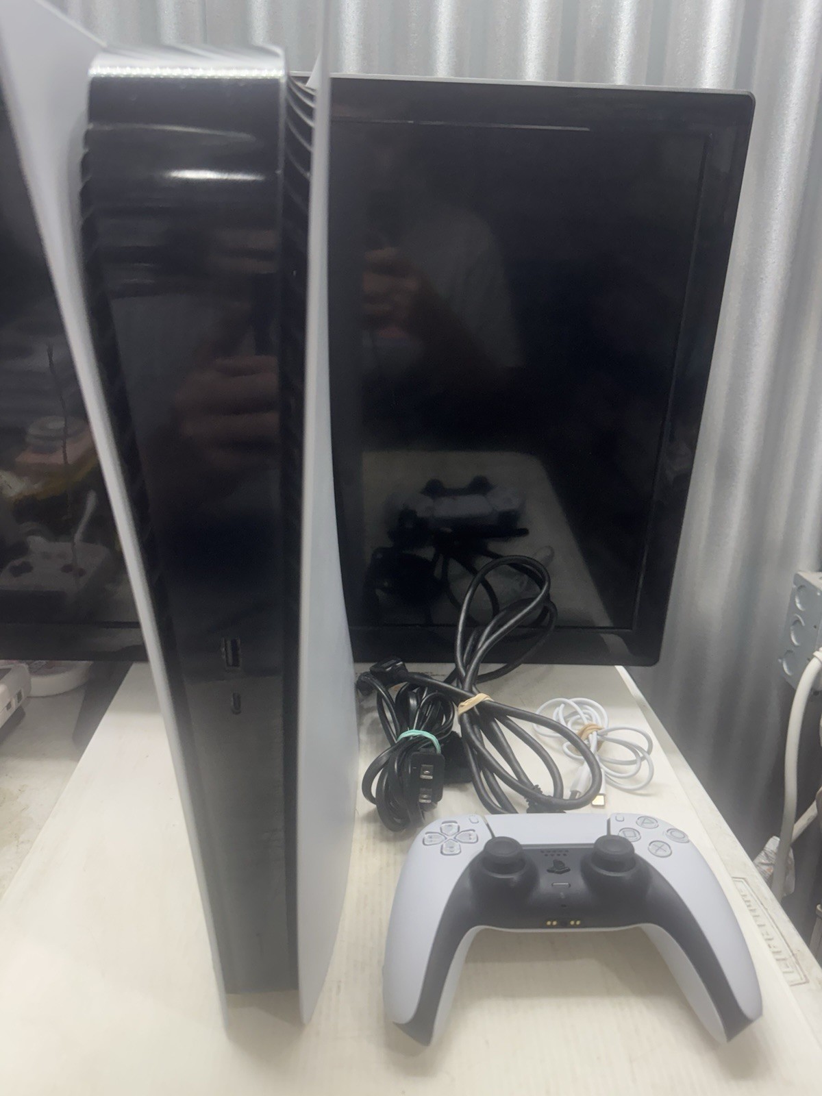 Sony PlayStation 5 White Digital Console 825GB SSD with Controller, Cables