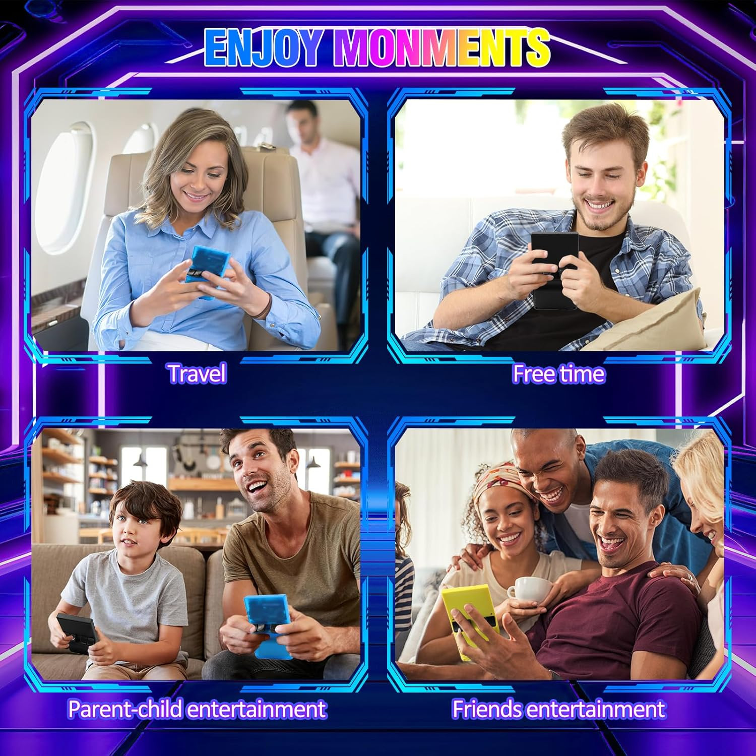 DC40V Retro Handheld Game Console – 20,000+ Games, 64GB, Portable Gaming Device