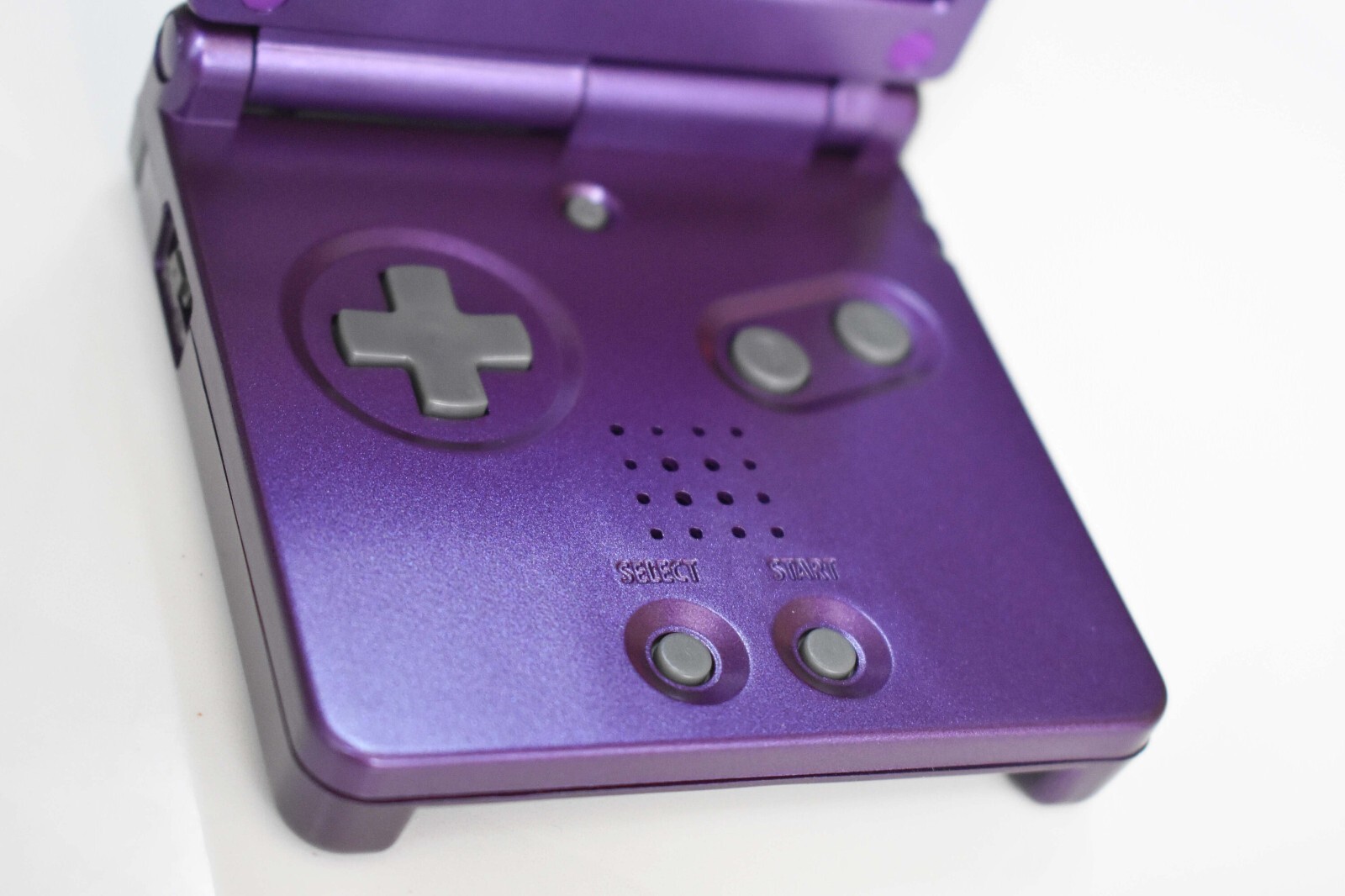 Backlit IPS LCD GBAsp Mod Nintendo Gameboy Advance SP Grape Purple