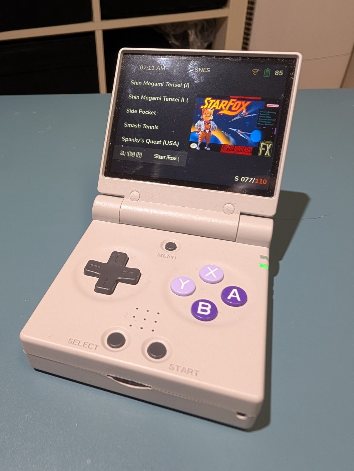 Miyoo Mini Flip Grey 32GB 2.8” IPS Retro Handheld Console WiFi Net Mint