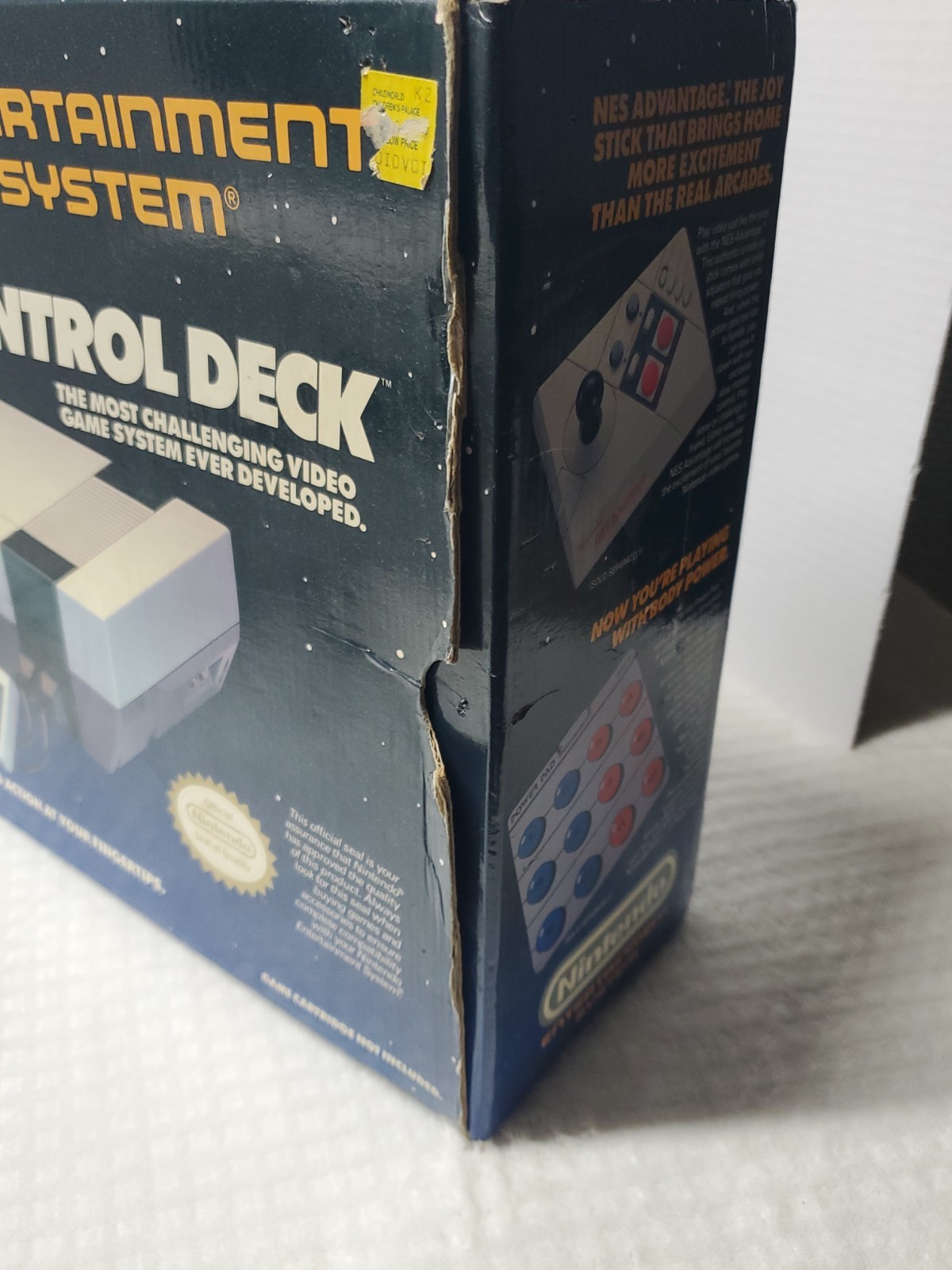 Nintendo NES Original Video Game Console Near Complete in Box Tested/Working