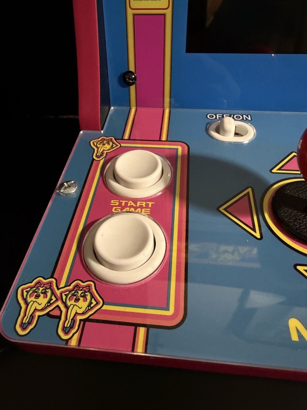 Arcade1Up Ms. Pacman/Super Pac-Man Countercade 8296 Arcade ~ Tested And Working