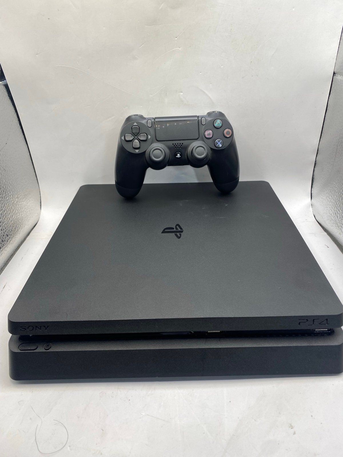 Sony PlayStation 4 Slim 1TB PS4 Console controller wires tested Authentic v11.5