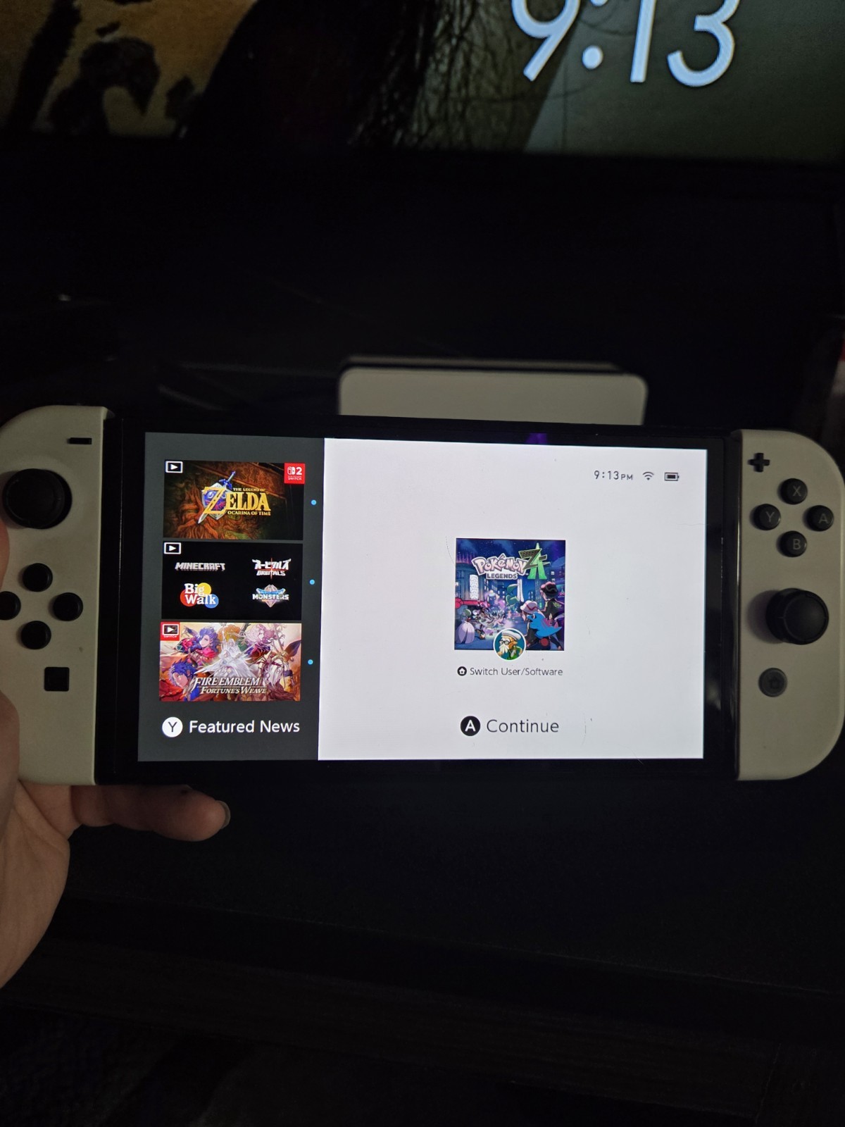 Nintendo Switch OLED Model 64GB LAN Console White Joy-Con Adjustable Stand