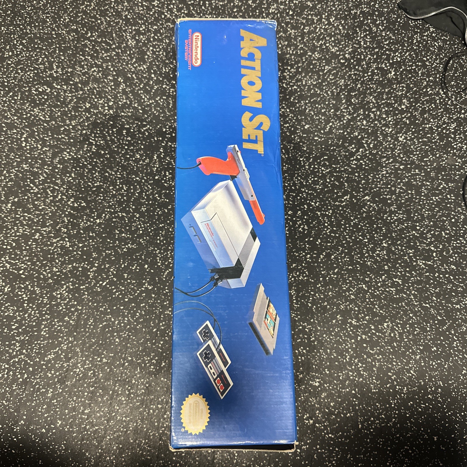 Nintendo NES Action Set System Near Complete In Box CIB Tested With Super Mario