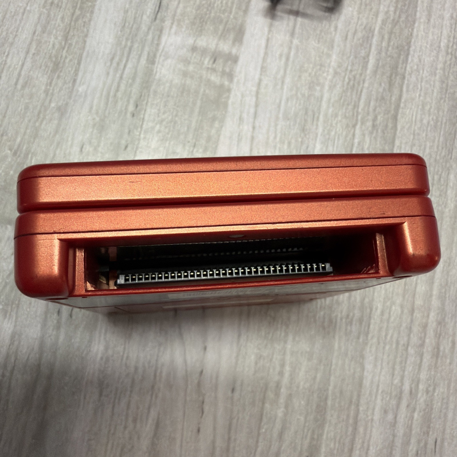 Nintendo Gameboy Advance SP Handheld Flame Red And GT Championship Racing Game