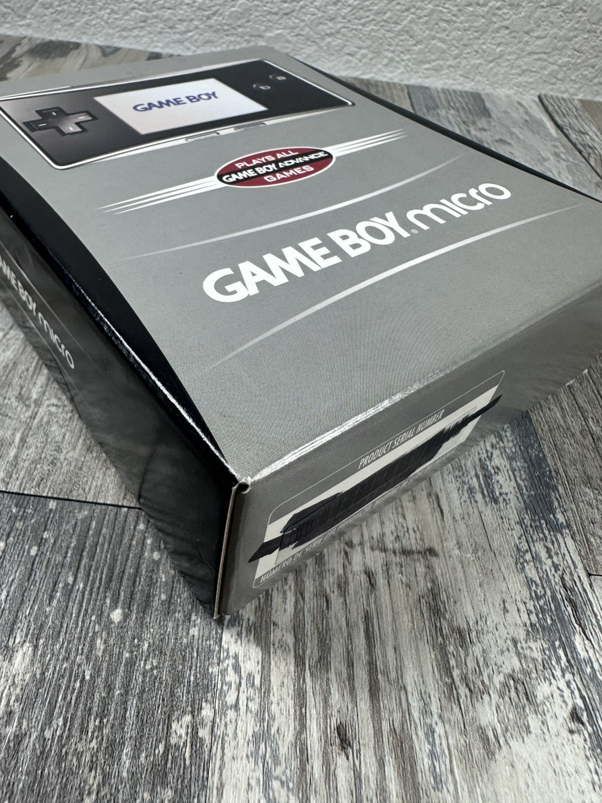 Nintendo Game Boy Micro BLK Handheld Console Complete In Box CIB Factory Sealed