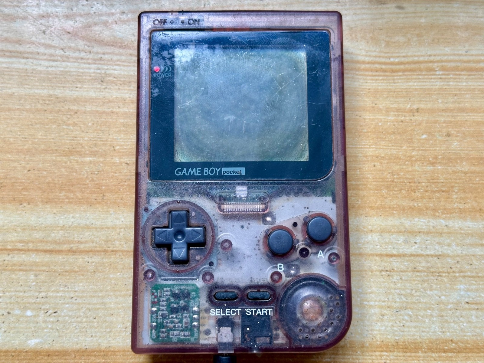 Nintendo Gameboy Pocket MGB-001 Atomic Purple Handheld System Console