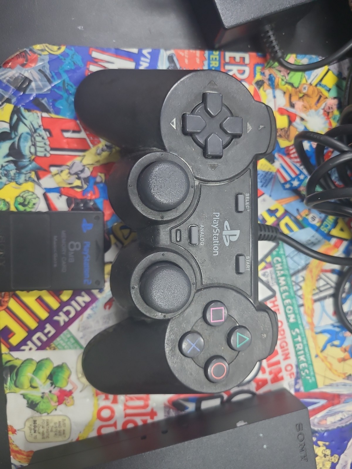 Sony PlayStation 2 Slim Console PS2 SCPH-70012 Bundle TESTED Working