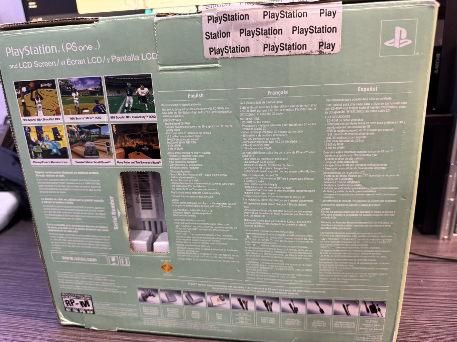 Sony PlayStation PSone & LCD Combo includes a 5″ LCD Like New – CIB – RARE FIND!