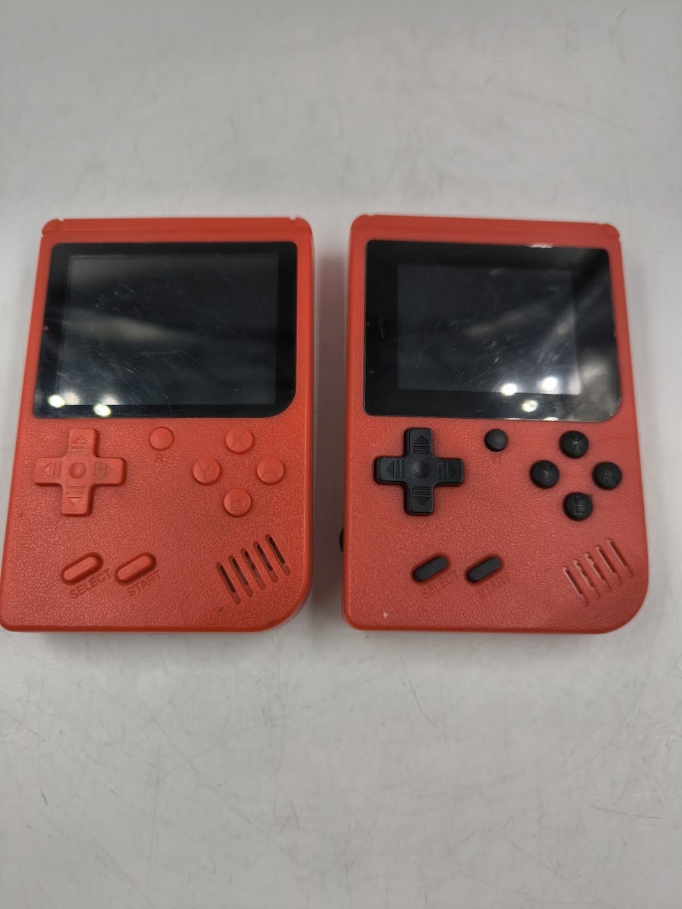 Lot of 2 SUP Game Box Consoles 400 in 1 Red – Not Working