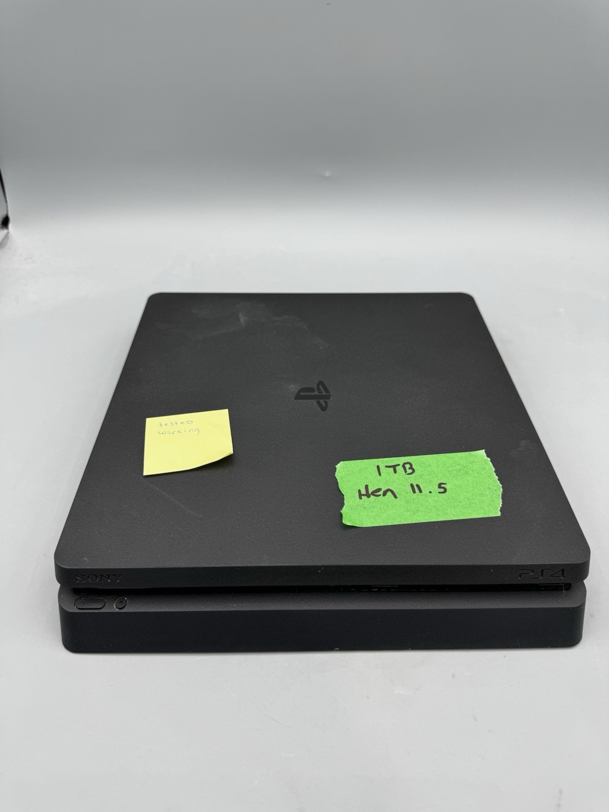 Sony PlayStation 4 Slim PS4 1TB Black Console Gaming SYSTEM ONLY CUH-2215B WORKS