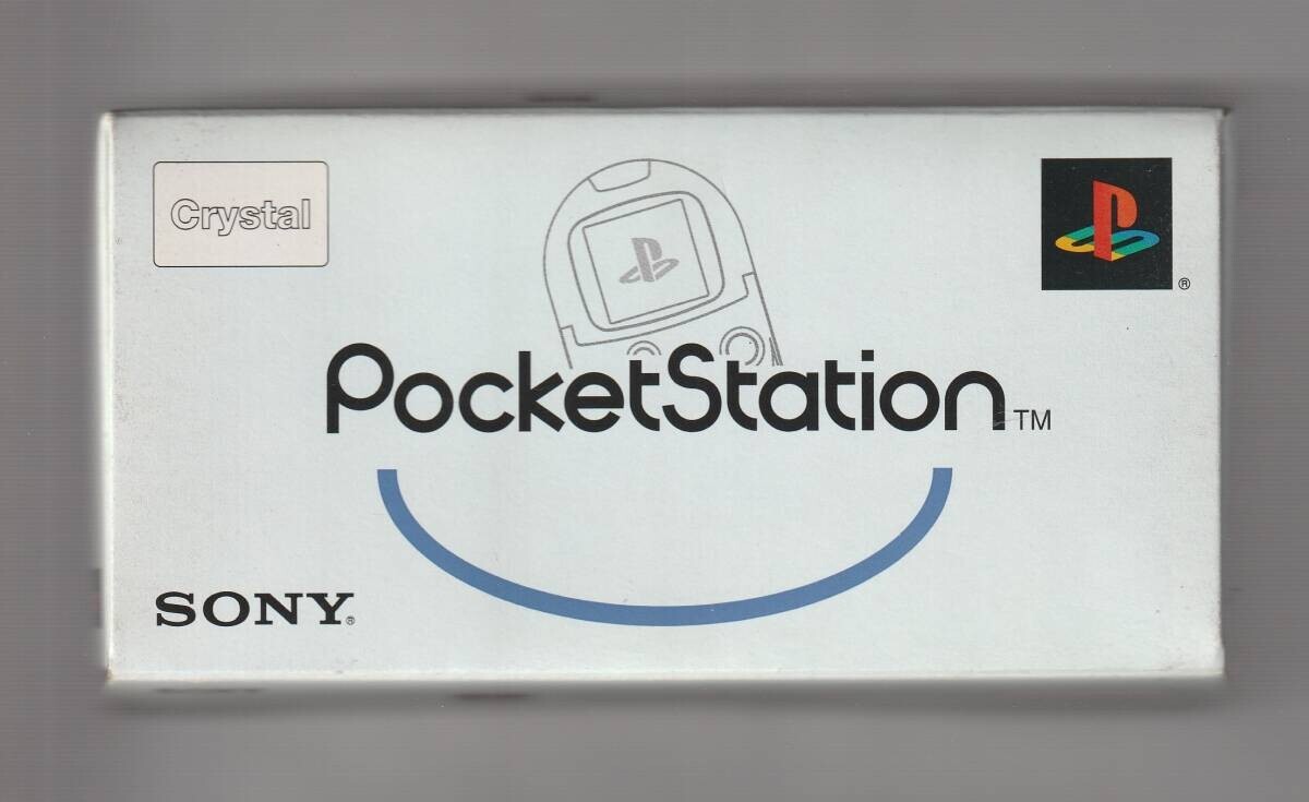 PS Pocket Station Crystal SCPH-4000 SONY Play Station unused 1999 JAPAN Boxed