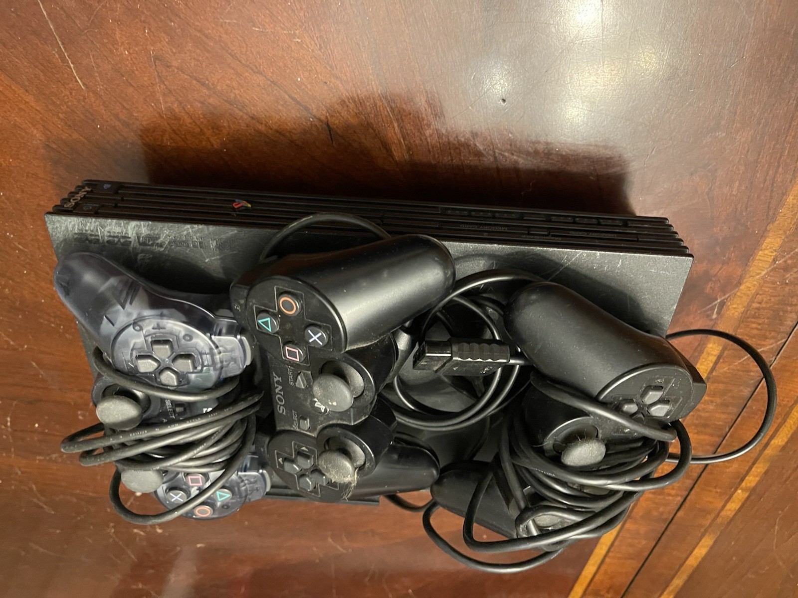 PlayStation 2 SCPH-3001 Fat Console 2 Controllers Games Network Adapter Tested